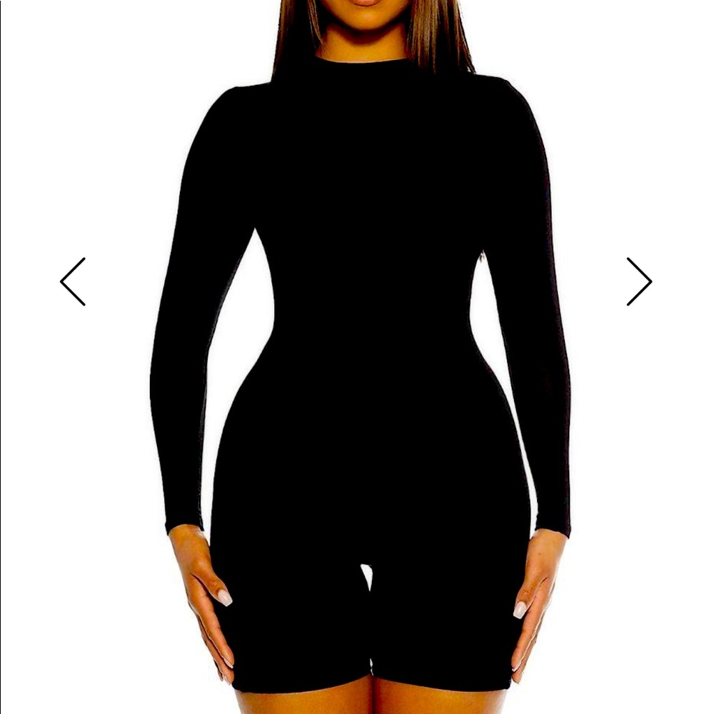 Naked Wardrobe Long sleeve romper 💋